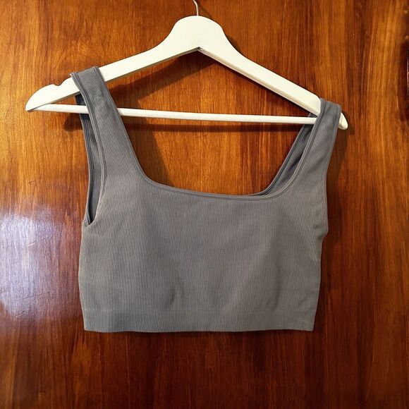 SET Active SculptFlex Box Cut Square Neck Sports Bra in Rain Blue Activewear - Picture 5 of 7